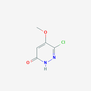 B180360 3(2H)-Pyridazinone, 6-chloro-5-methoxy- CAS No. 114333-03-8