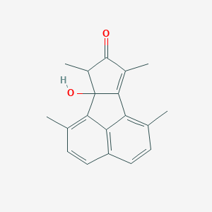 B180367 8H-Cyclopent[a]acenaphthylen-8-one, 6b,7-dihydro-6b-hydroxy-1,6,7,9-tetramethyl- CAS No. 146885-82-7