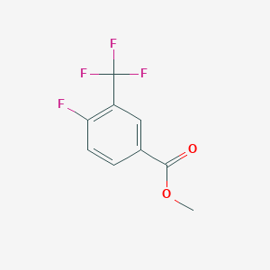 molecular formula C9H6F4O2 B180401 Methyl 4-fluoro-3-(trifluoromethyl)benzoate CAS No. 176694-36-3
