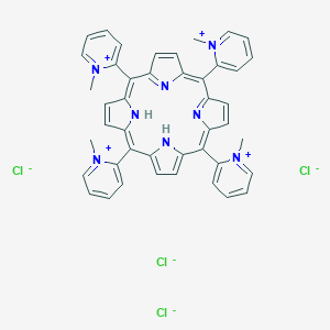 5,10,15,20-Tetrakis(1-methylpyridin-1-ium-2-yl)-21,22-dihydroporphyrin;tetrachloride