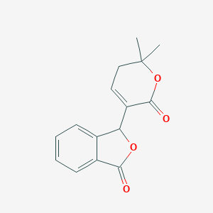 molecular formula C15H14O4 B180410 紫胶酮 CAS No. 1585-68-8