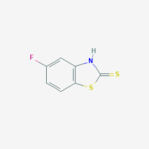 molecular formula C7H4FNS2 B180428 5-Fluoro-2-mercaptobenzothiazole CAS No. 155559-81-2
