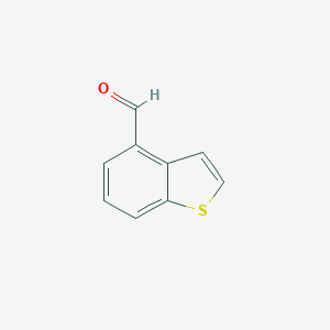 molecular formula C9H6OS B180431 苯并[b]噻吩-4-甲醛 CAS No. 10133-25-2