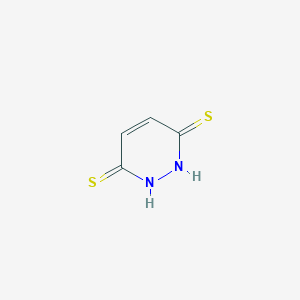 molecular formula C4H4N2S2 B180433 1,2-Dihydropyridazine-3,6-dithione CAS No. 1445-58-5