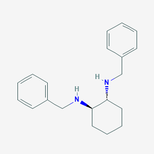 molecular formula C20H26N2 B180435 (1R,2R)-N1,N2-Dibenzylcyclohexane-1,2-diamine CAS No. 143443-23-6