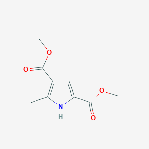 molecular formula C9H11NO4 B180466 Dimethyl 5-methyl-1H-pyrrole-2,4-dicarboxylate CAS No. 102871-98-7
