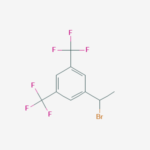 molecular formula C10H7BrF6 B180471 1-(1-溴乙基)-3,5-双(三氟甲基)苯 CAS No. 160376-84-1