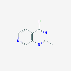 molecular formula C8H6ClN3 B180473 4-Chloro-2-methylpyrido[3,4-d]pyrimidine CAS No. 101900-98-5