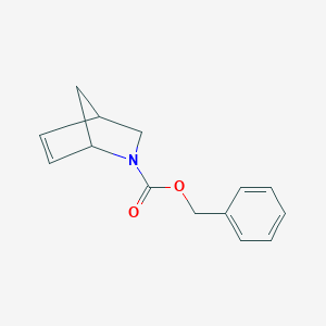 molecular formula C14H15NO2 B180475 Benzyl 2-azabicyclo[2.2.1]hept-5-ene-2-carboxylate CAS No. 140927-07-7