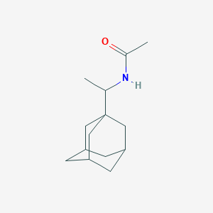 molecular formula C14H23NO B180485 N-[1-(1-金刚烷基)乙基]乙酰胺 CAS No. 180271-41-4