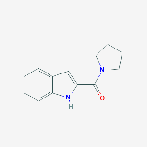 molecular formula C13H14N2O B180513 (1H-indol-2-yl)-pyrrolidin-1-yl-methanone CAS No. 123500-70-9