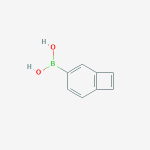 molecular formula C8H7BO2 B180515 Benzocyclobutene-4-boronic acid CAS No. 195730-31-5