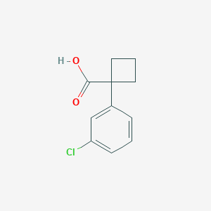 molecular formula C11H11ClO2 B180546 1-(3-氯苯基)环丁烷羧酸 CAS No. 151157-55-0