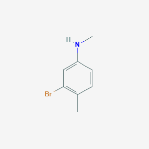 molecular formula C8H10BrN B180568 3-Bromo-N,4-dimethylaniline CAS No. 101251-11-0