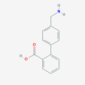 molecular formula C14H13NO2 B180571 2-[4-(Aminomethyl)phenyl]benzoic acid CAS No. 149285-93-8