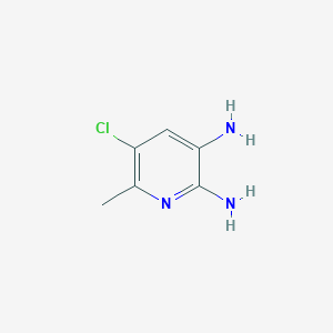molecular formula C6H8ClN3 B180576 5-Chloro-6-methylpyridine-2,3-diamine CAS No. 168123-97-5