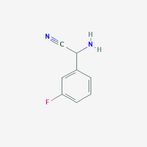 2-Amino-2-(3-fluorophenyl)acetonitrile