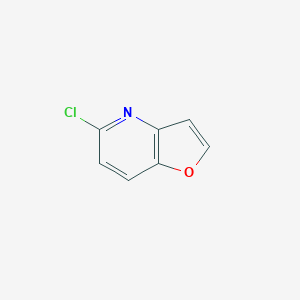 molecular formula C7H4ClNO B180585 5-Chlorofuro[3,2-b]pyridine CAS No. 182691-76-5