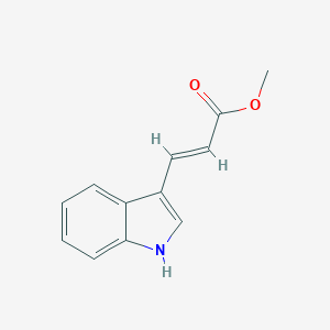 molecular formula C12H11NO2 B180591 (E)-Methyl 3-(1H-indol-3-yl)acrylate CAS No. 19626-92-7