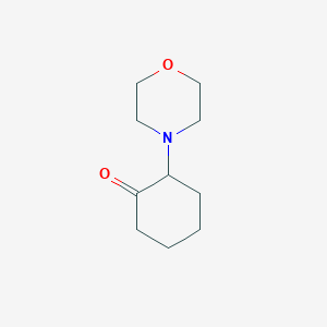 molecular formula C10H17NO2 B180631 2-Morpholinocyclohexanone CAS No. 14909-84-3