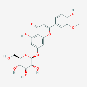 molecular formula C22H22O11 B180641 Thermopsoside CAS No. 19993-32-9