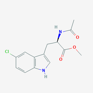 molecular formula C14H15ClN2O3 B180646 (R)-Methyl 2-acetamido-3-(5-chloro-1H-indol-3-yl)propanoate CAS No. 114872-81-0