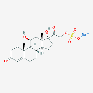 molecular formula C21H29NaO8S B180668 氢化可的松 21-(硫酸钠) CAS No. 1852-36-4