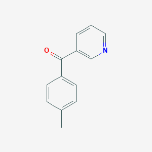 molecular formula C13H11NO B180682 3-(4-Methylbenzoyl)pyridine CAS No. 34950-04-4