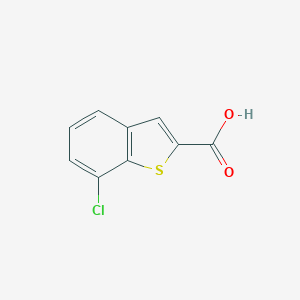 molecular formula C9H5ClO2S B180703 7-Chloro-1-benzothiophene-2-carboxylic acid CAS No. 90407-16-2