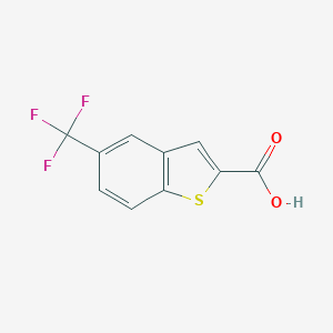 molecular formula C10H5F3O2S B180705 5-(Trifluoromethyl)-1-benzothiophene-2-carboxylic acid CAS No. 244126-64-5