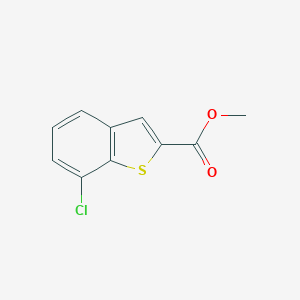 molecular formula C10H7ClO2S B180707 7-氯-1-苯并噻吩-2-甲酸甲酯 CAS No. 550998-56-6