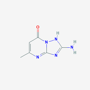 molecular formula C6H7N5O B180712 2-氨基-5-甲基-[1,2,4]三唑并[1,5-a]嘧啶-7-醇 CAS No. 40775-79-9
