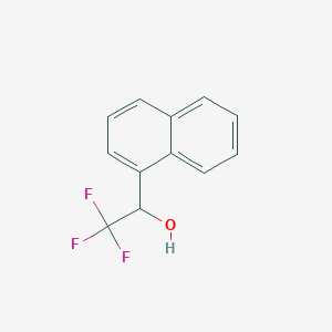 molecular formula C12H9F3O B180717 2,2,2-三氟-1-(萘-1-基)乙醇 CAS No. 17556-44-4