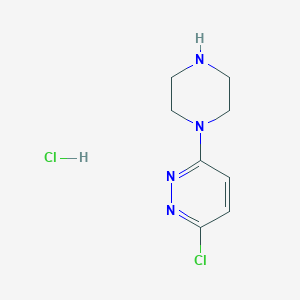 molecular formula C8H12Cl2N4 B180721 3-氯-6-哌嗪哒嗪盐酸盐 CAS No. 100241-11-0