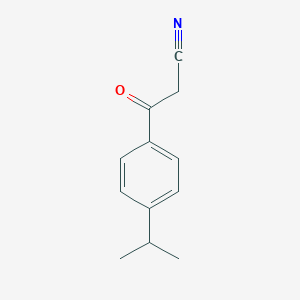 molecular formula C12H13NO B180723 3-(4-异丙基苯基)-3-氧代丙腈 CAS No. 199102-70-0