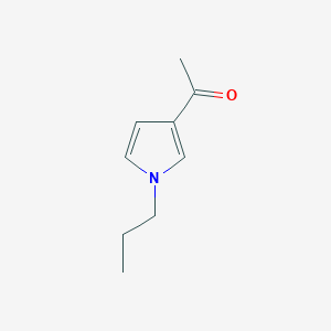 molecular formula C9H13NO B180724 1-(1-Propyl-1H-pyrrol-3-yl)ethanone CAS No. 199192-13-7