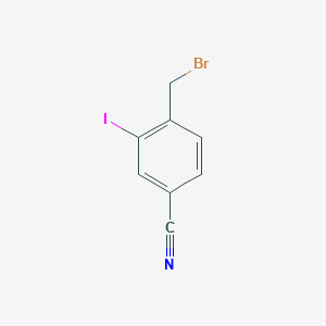 4-(Bromomethyl)-3-iodobenzonitrile