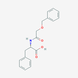 molecular formula C18H19NO4 B180743 N-[(Phenylmethoxy)acetyl]-L-phenylalanine CAS No. 114457-96-4