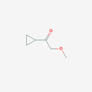 molecular formula C6H10O2 B180747 1-Cyclopropyl-2-methoxyethanone CAS No. 166526-05-2