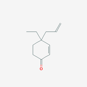 molecular formula C11H16O B180759 4-Allyl-4-ethylcyclohex-2-enone CAS No. 122444-62-6