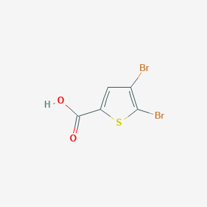 molecular formula C5H2Br2O2S B180768 4,5-Dibromothiophene-2-carboxylic acid CAS No. 6324-10-3