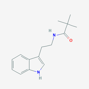 molecular formula C15H20N2O B180801 N-[2-(1H-indol-3-yl)ethyl]-2,2-dimethylpropanamide CAS No. 15776-48-4