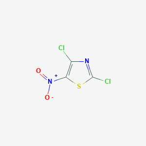 molecular formula C3Cl2N2O2S B180825 2,4-二氯-5-硝基-1,3-噻唑 CAS No. 107190-42-1