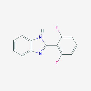 molecular formula C13H8F2N2 B180830 2-(2,6-二氟苯基)-1H-苯并咪唑 CAS No. 164593-05-9