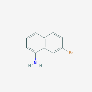 molecular formula C10H8BrN B180838 7-Bromonaphthalen-1-amine CAS No. 136924-78-2