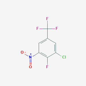 molecular formula C7H2ClF4NO2 B018084 3-氯-4-氟-5-硝基三氟甲苯 CAS No. 101646-02-0