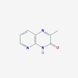 molecular formula C8H7N3O B180842 2-Methylpyrido[2,3-b]pyrazin-3(4H)-one CAS No. 128102-80-7