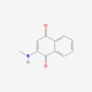 molecular formula C11H9NO2 B180846 1,4-萘二酮, 2-(甲基氨基)- CAS No. 14423-00-8