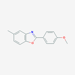 molecular formula C15H13NO2 B180877 2-(4-Methoxyphenyl)-5-methylbenzo[d]oxazole CAS No. 35876-70-1