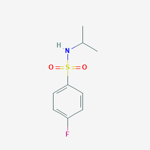 molecular formula C9H12FNO2S B180895 4-氟-N-异丙基苯磺酰胺 CAS No. 515-47-9
